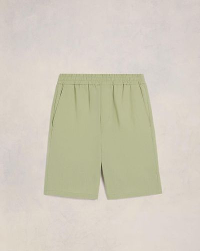 Ami Paris Elasticated Waist Bermuda Shorts - Green