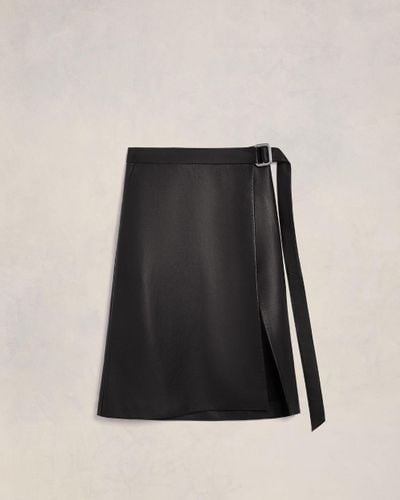 Ami Paris Wrap Skirt - Black