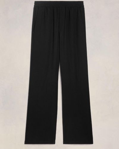 Ami Paris Wide Elasticated Waist Pants - Black