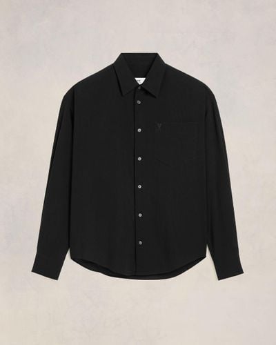Ami Paris Ami De Coeur Boxy Shirt - Black