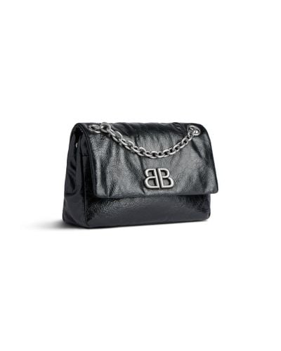 Balenciaga Monaco Mini Bag - Black