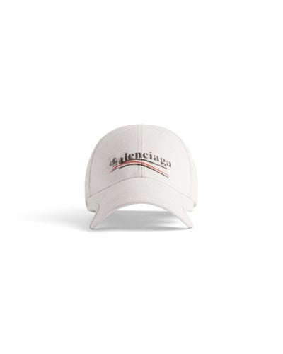Balenciaga Cappello da baseball Political Campaign - Bianco