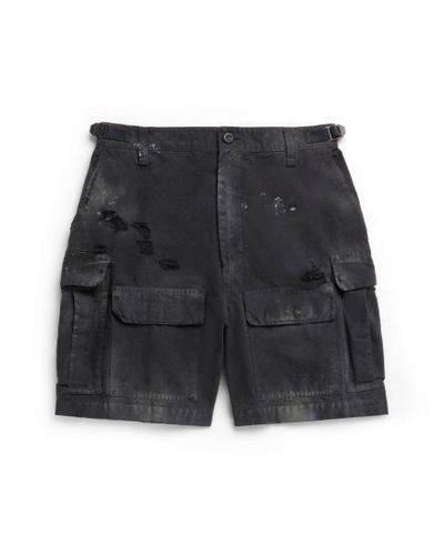 Balenciaga Large Cargo Shorts - Black