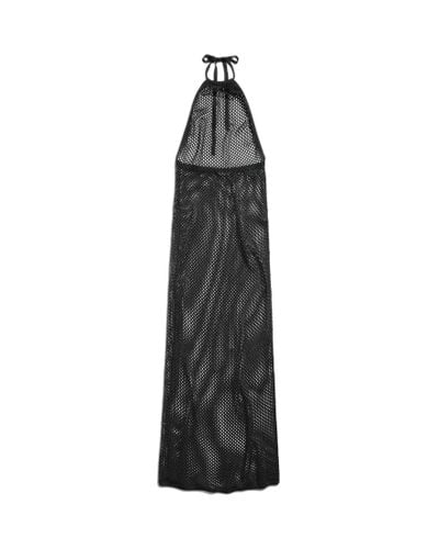 Balenciaga Halter Neck Dress - Black