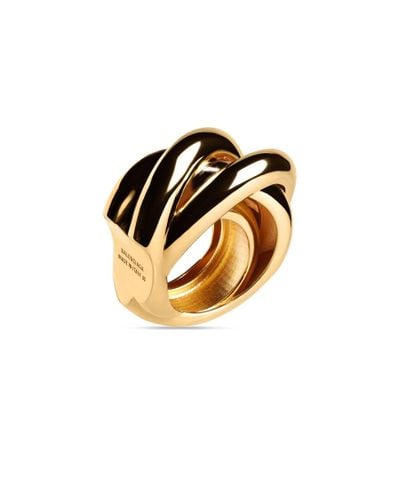 Balenciaga Saturne Ring - Metallic