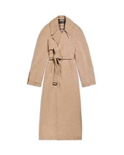 Balenciaga Maxi deconstructed trenchcoat - Natur