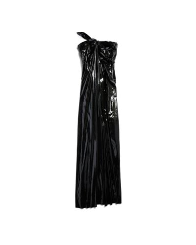 Balenciaga Cb Bustier Knot Dress - Black