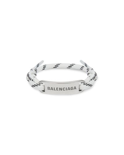 Balenciaga Plate Bracelet - White
