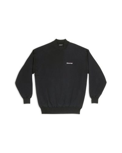 Balenciaga Bb Corp Sweatshirt - Black