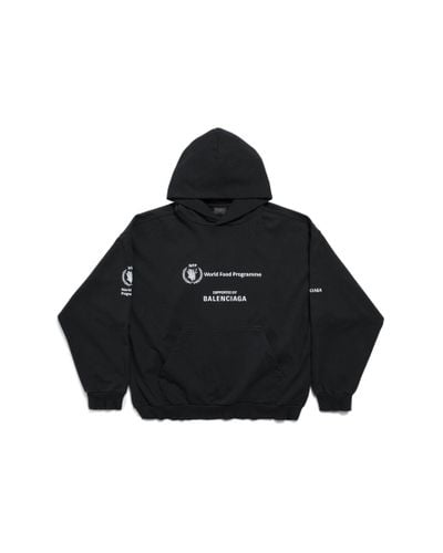 Balenciaga Wfp hoodie medium fit - Schwarz