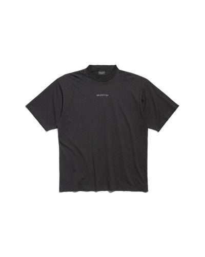 Balenciaga Back T-shirt Medium Fit - Black