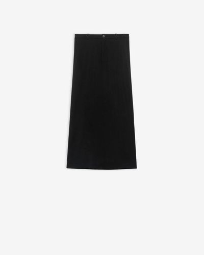 Balenciaga Tailored Maxi Skirt - Black