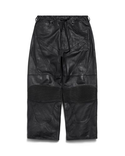 Balenciaga Biker baggy Trousers - Black