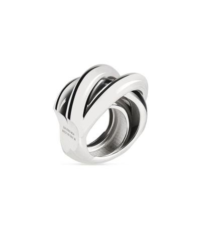 Balenciaga Saturne Ring - Metallic