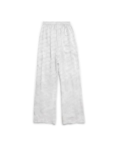 Balenciaga Bb Monogram Pajama Pants - White