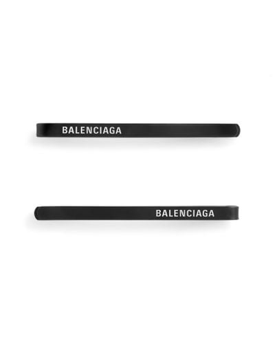 Balenciaga Holli Hair Pin Set - White