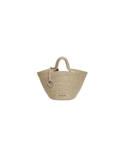 Balenciaga Borsa ibiza small basket con tracolla - Metallizzato