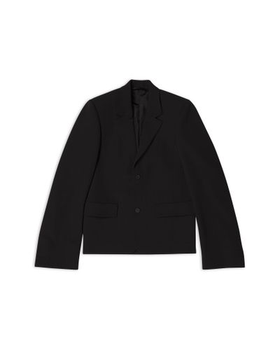 Balenciaga Fitted Jacket - Black