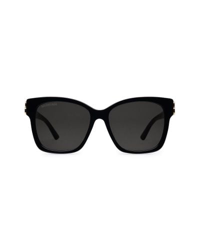 Balenciaga Dynasty Square Sunglasses - Black