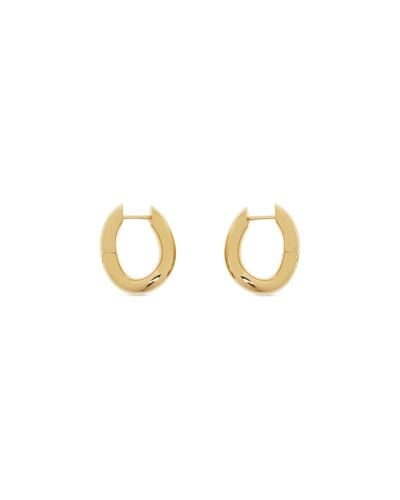 Balenciaga Loop Xs Earrings - Metallic