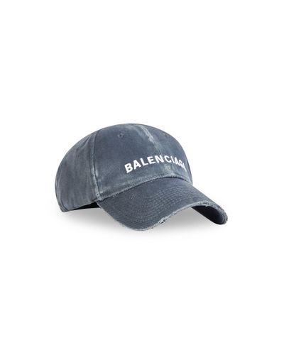 Balenciaga Logo Front Cap - Blue