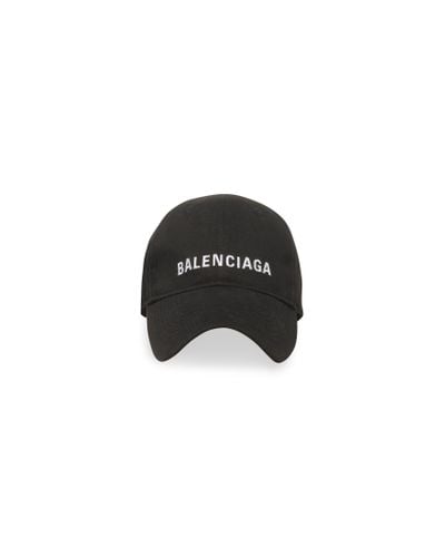 Balenciaga Logo Baseball Cap - Black