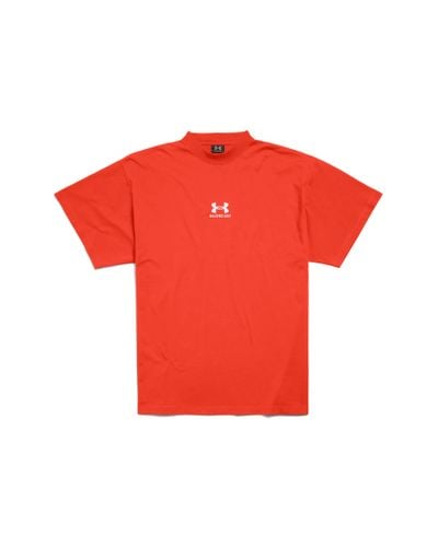 Balenciaga Under Armour® T-shirt Oversized Fit - Red