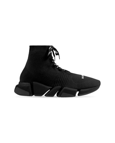 Balenciaga Geschnürte Speed Sneaker - Schwarz