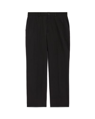 Balenciaga Cropped Pants - Black