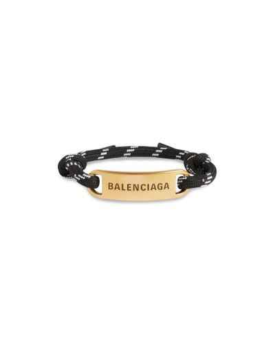Balenciaga Plate armband - Schwarz