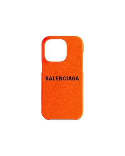 Balenciaga Funda para el móvil cash - Naranja