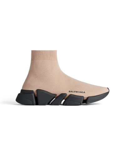 Balenciaga Speed 2.0 Recycled Knit Sneaker - Brown