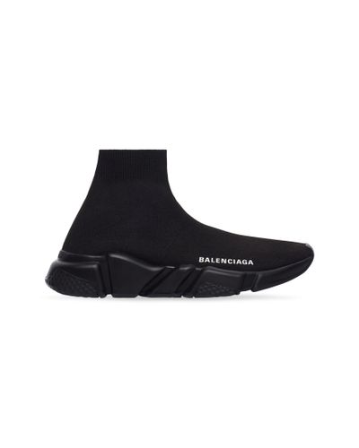 Balenciaga Speed sneaker aus recyceltem strick - Schwarz