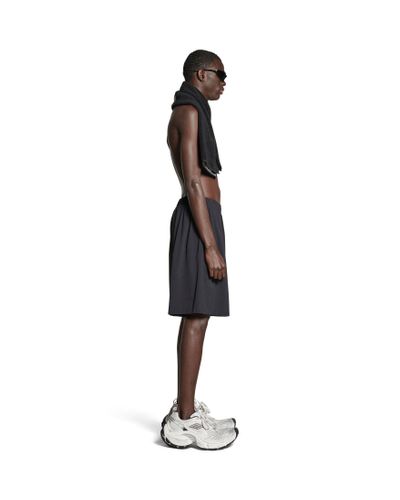 Balenciaga Activewear Stretch Shorts - Black