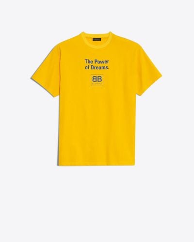 Balenciaga The Power Of Dreams T-shirt - Yellow