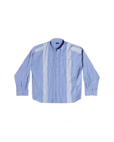 Balenciaga Camicia diy oversize - Blu