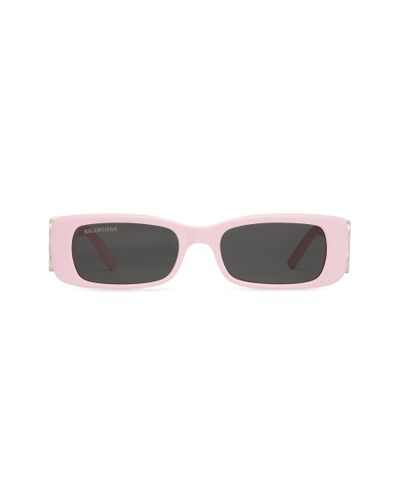 Balenciaga Gafas de sol dynasty rectangle - Rosa