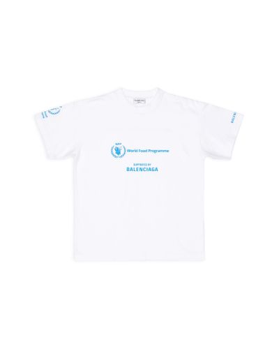 Balenciaga Wfp t-shirt medium fit - Weiß