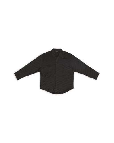 Balenciaga Camisa bb monogram minimal - Negro