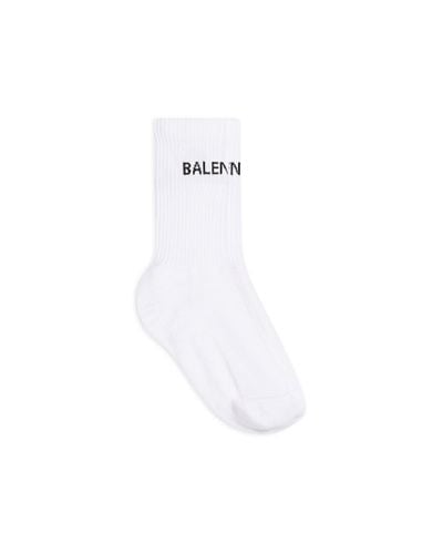 Balenciaga Socks Glow In The Dark - White