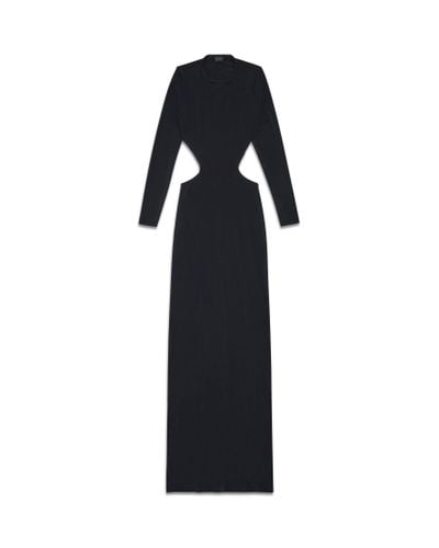 Balenciaga Abito cut-out maxi - Nero