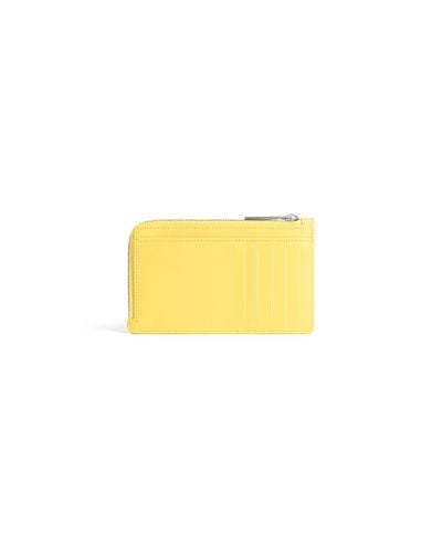 Balenciaga Envelope Long Coin And Card Holder - Yellow