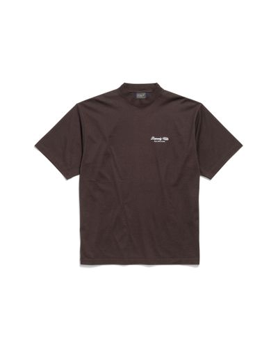 Balenciaga Beverly Hills T-shirt Medium Fit - Brown