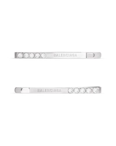 Balenciaga Holli Hair Pin Set - White