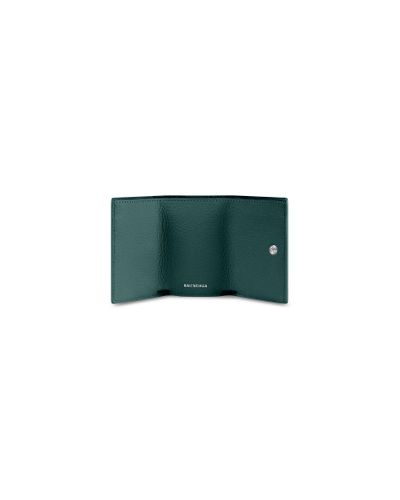 Balenciaga Papier Mini Wallet - Green