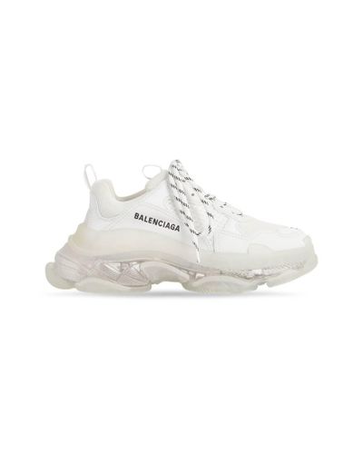 Balenciaga Triple S Sneaker Clear Sole - White