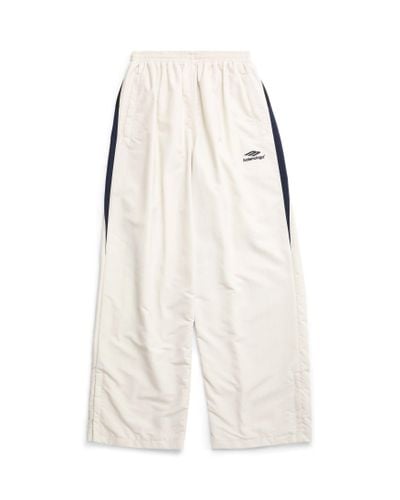 Balenciaga 3b Sports Icon Medium Fit Tracksuit Trousers - White