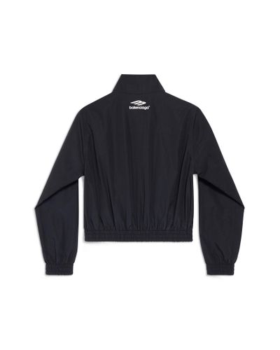 Balenciaga 3b Sports Icon Fitted Tracksuit Jacket - Blue