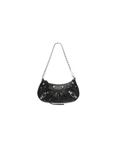 Balenciaga Le Cagole Mini Bag With Chain - Black