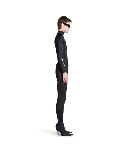 Balenciaga Sporty B Activewear Top - Black